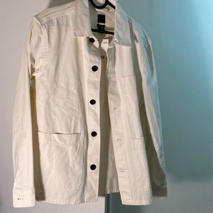 White Overshirt H&M